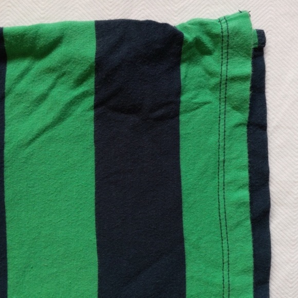 old navy soft cotton green & blue striped polo shirt 2T toddler boys - Picture 5 of 5